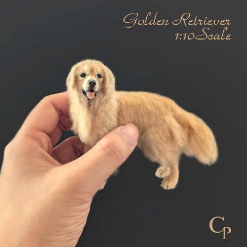 ゴールデンレトリバーミニチュア作品