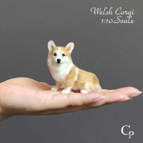 手乗りウェルシュコーギー1/10スケール